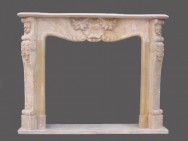 Chimeneas de escultura de mármol-5611T