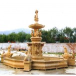 Gran fuente de jardín estatuario-2025