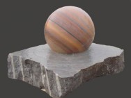 Fuente de agua de esfera rodante-2003