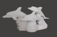 Escultura de mármol Estatuas de animales-0321