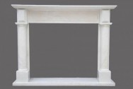 White Marble Fire Surround-5505