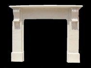 Marble Scuplture Fireplace Mantels-5524