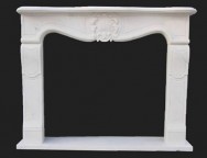 Marble Scuplture Fireplace Mantels-5613W